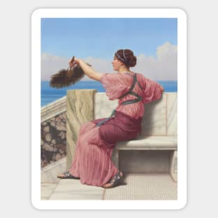 A Signal by John William Godward Sticker